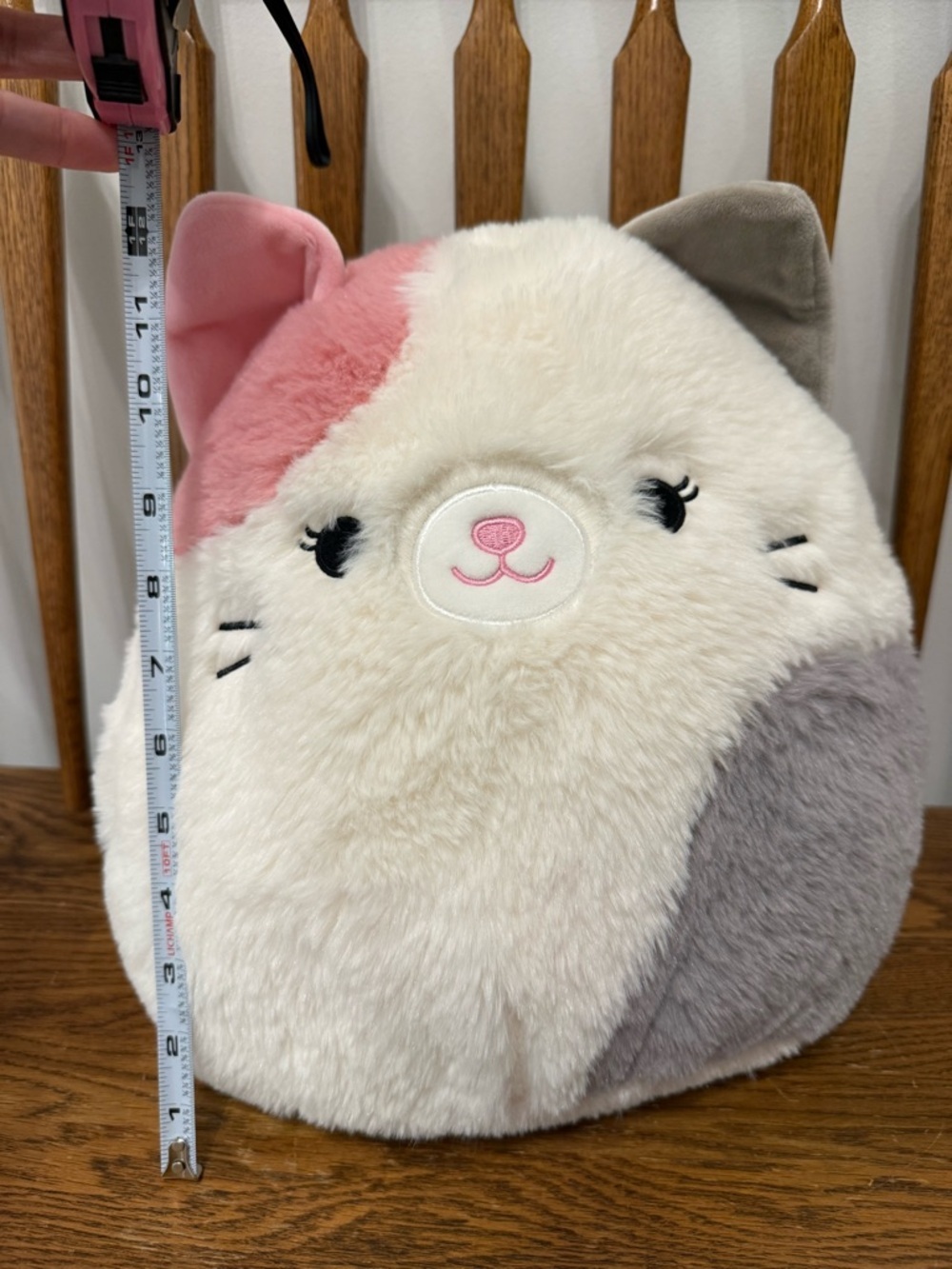 Squishmallows Fuzz-A-Mallows Karina the Calico Cat 12” Plush